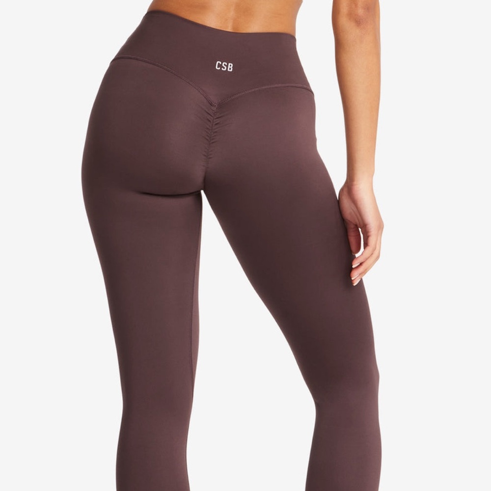 Crop Shop Boutique Brown Leggings